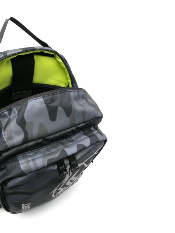 Plein Sport logo-print camouflage backpack - Image 5