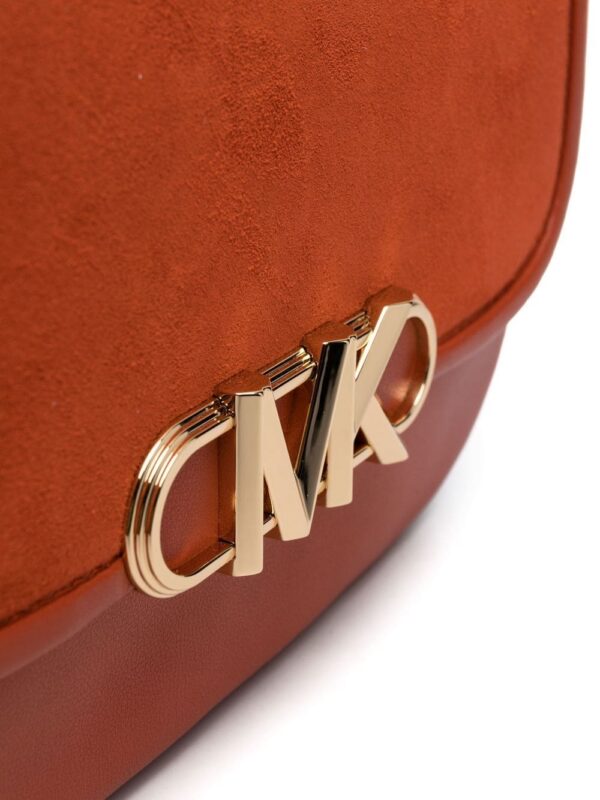 Michael Michael Kors suede logo plaque tote bag - Image 4