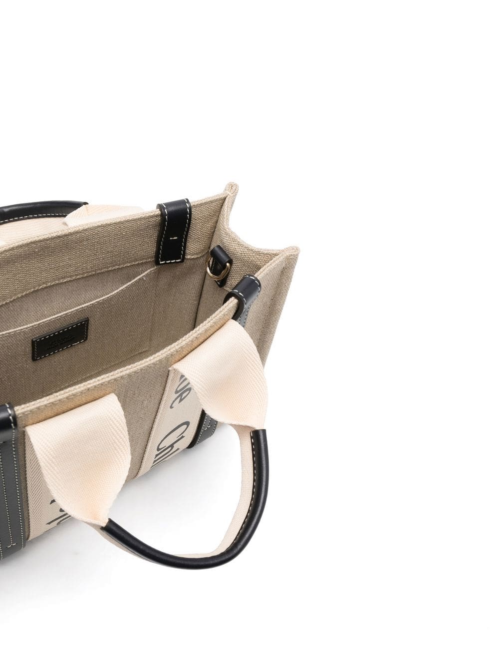 Chloé Woody logo-strap tote bag - Image 5