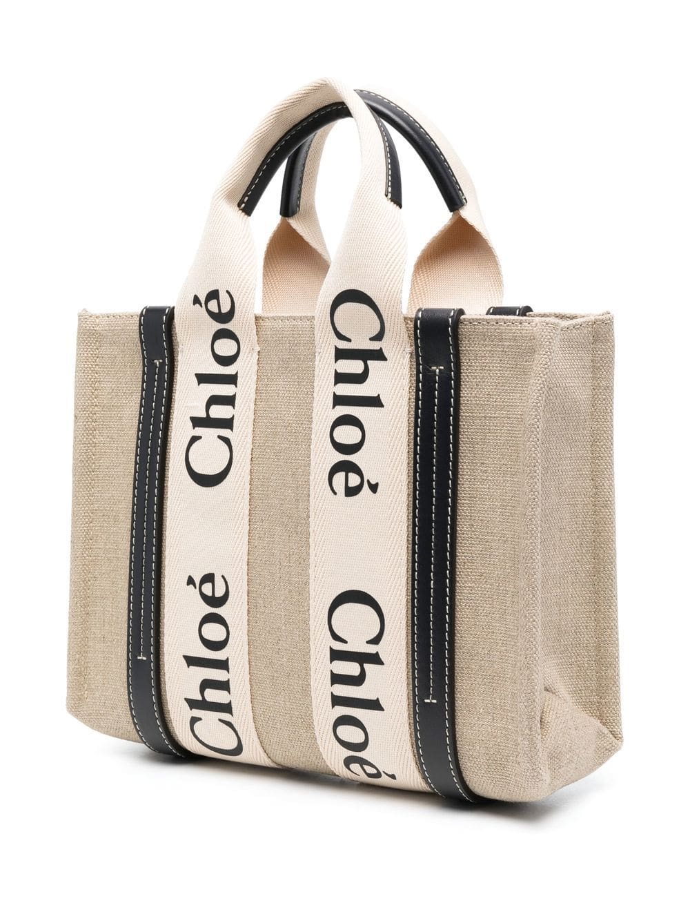 Chloé Woody logo-strap tote bag - Image 3
