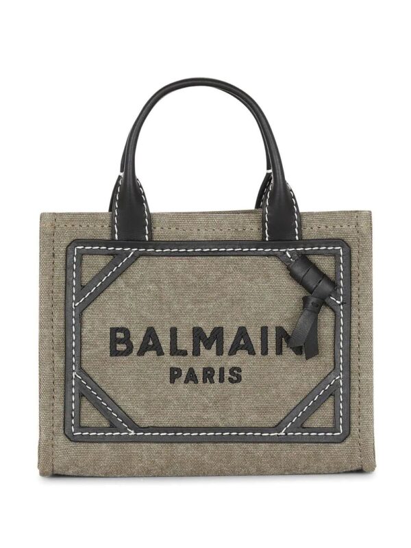 Balmain  mini B-Army logo tote bag