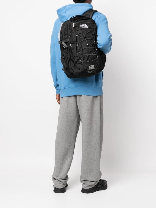 The North Face logo zipped backpack - Image 2