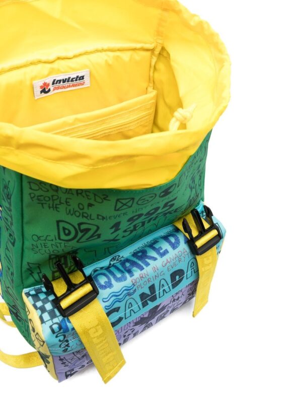 Dsquared2 Invicta Jolly colour-block backpack - Image 5