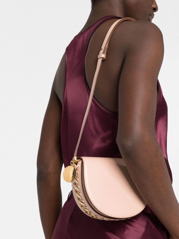 Stella McCartney small Frayme flap shoulder bag - Image 3