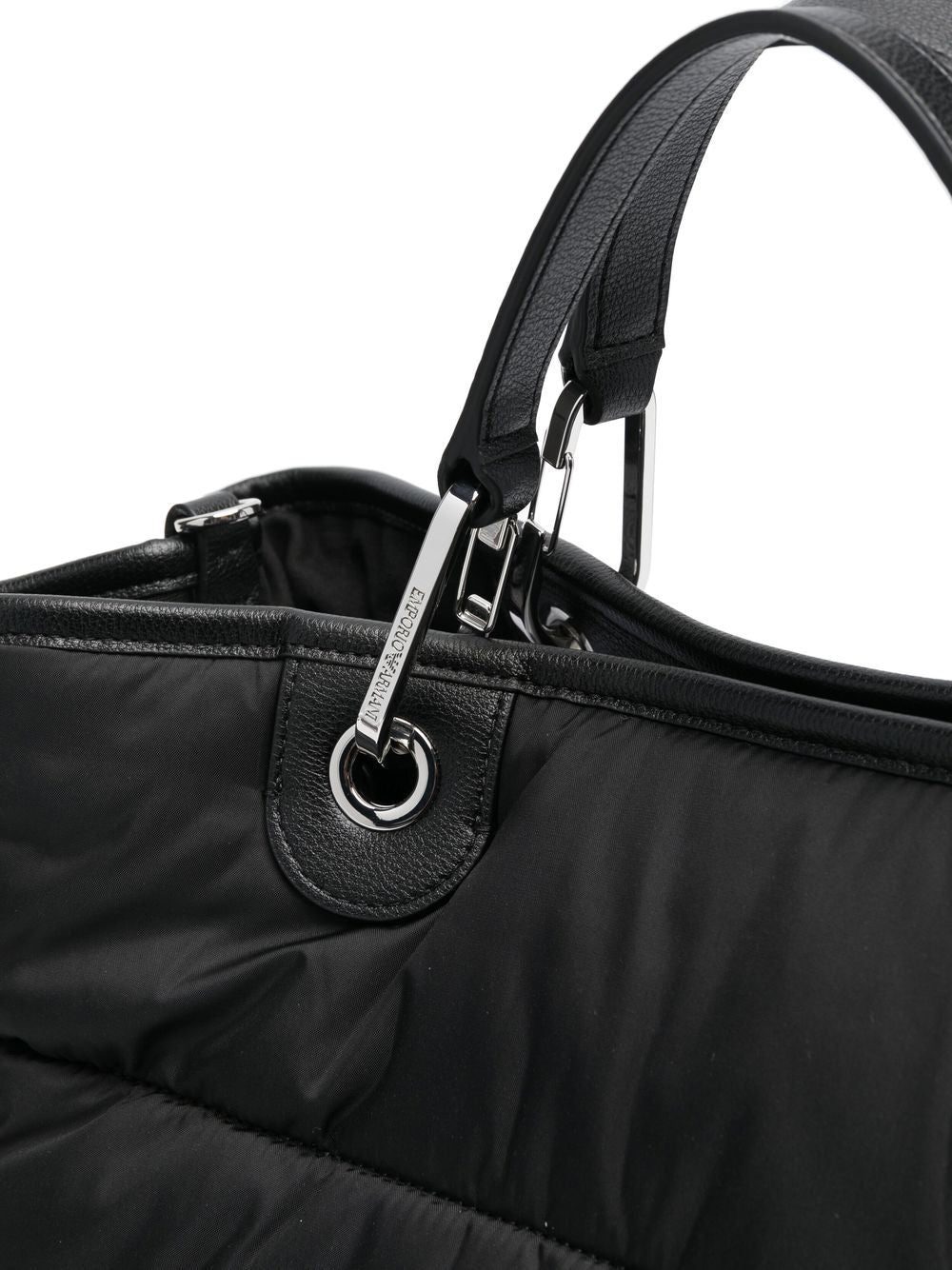 Emporio Armani padded logo-patch tote bag - Image 3