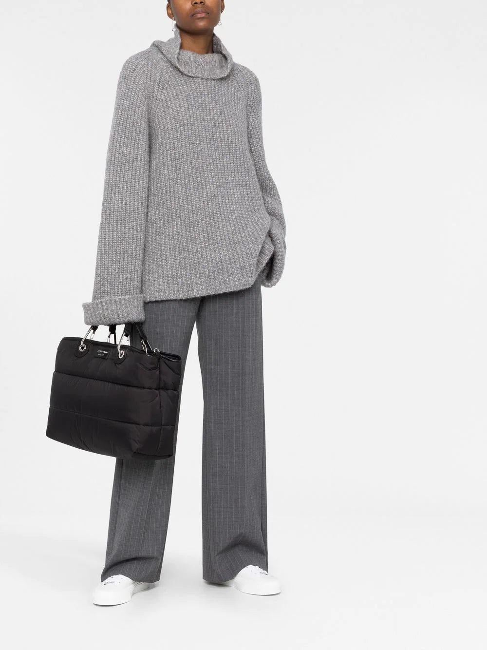 Emporio Armani padded logo-patch tote bag - Image 2