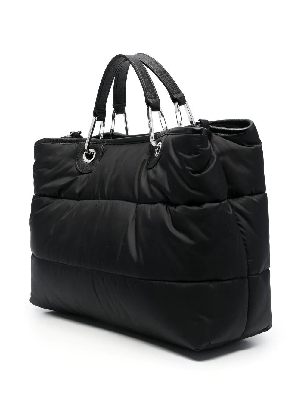 Emporio Armani padded logo-patch tote bag - Image 4