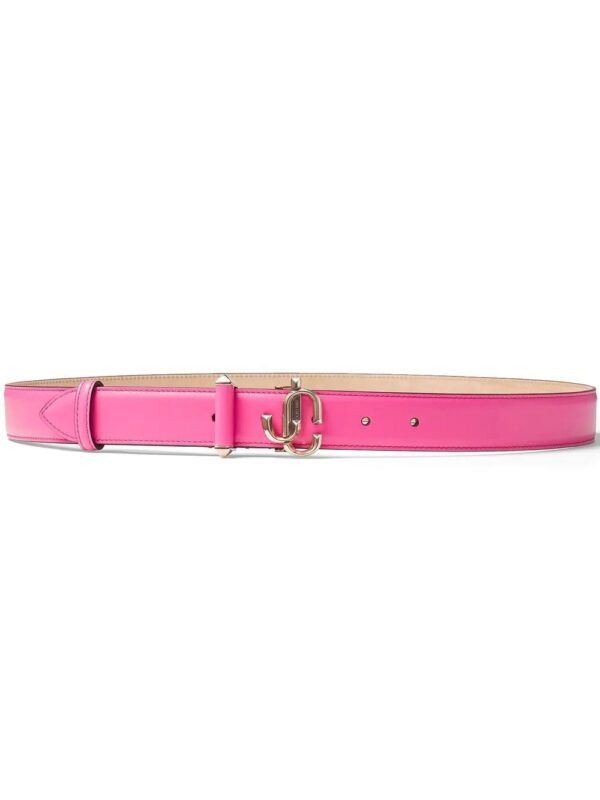 Jimmy Choo  logo-buckle leather belt