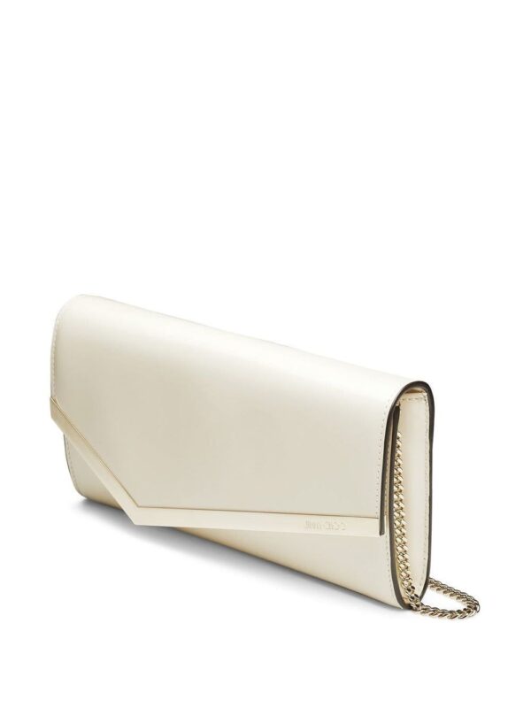 Jimmy Choo Emmie leather clutch bag - Image 4