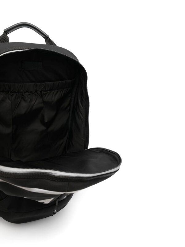 Moncler logo-print leather backpack - Image 5