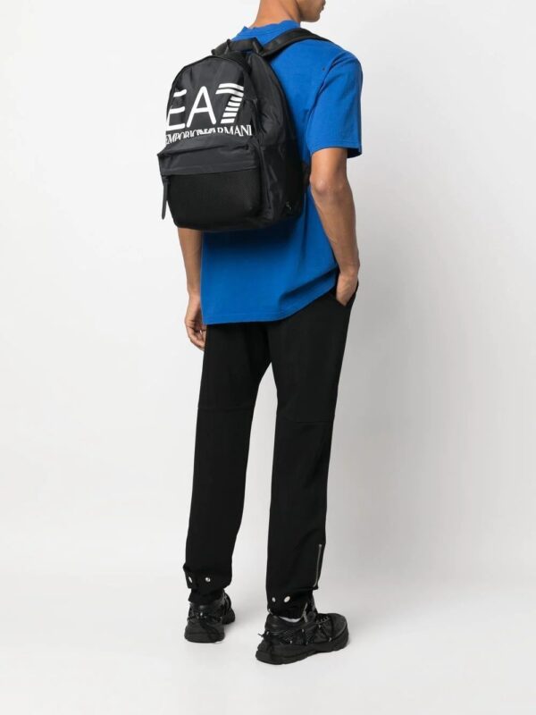 Emporio Armani logo-print backpack - Image 2