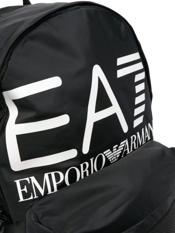 Emporio Armani logo-print backpack - Image 4