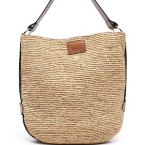 ISABEL MARANT Bayia raffia tote bag