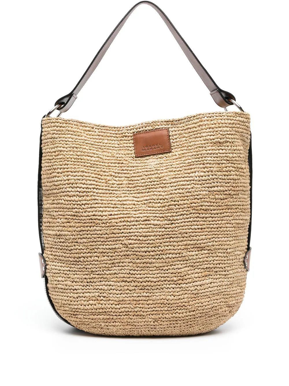 ISABEL MARANT Bayia raffia tote bag