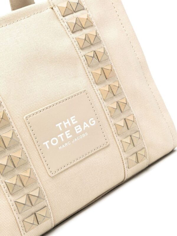 Marc Jacobs mini The Tote studded top-handle bag - Image 4