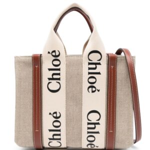 Chloé logo-print tote bag