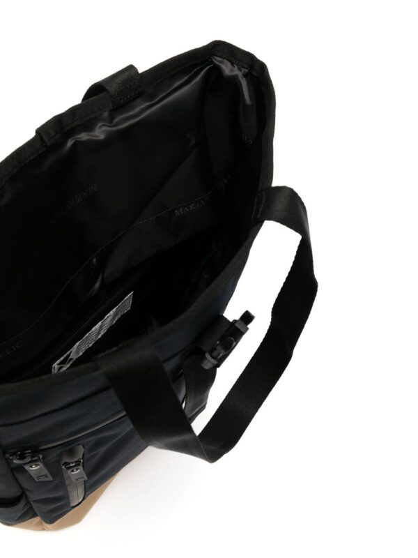 Makavelic logo-patch tote backpack - Image 5