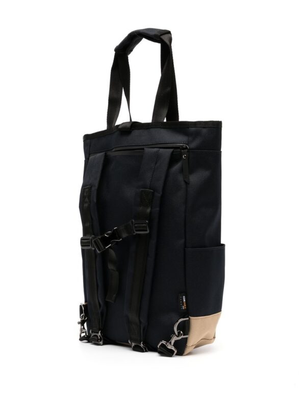 Makavelic logo-patch tote backpack - Image 3
