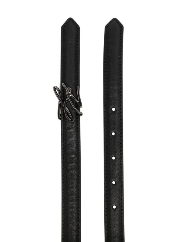 Karl Lagerfeld  logo-buckle leather belt - Image 2