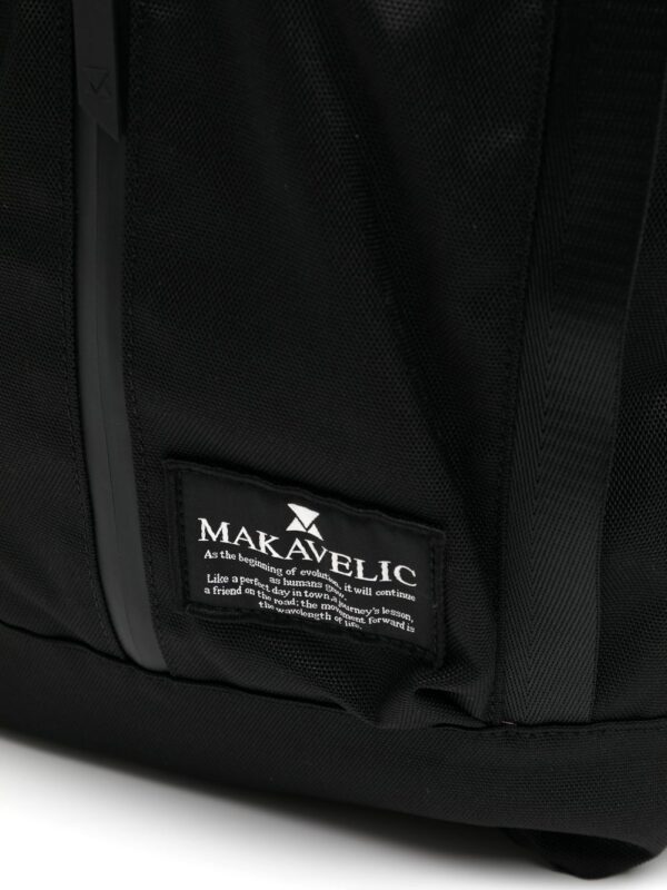 Makavelic logo-patch backpack - Image 4