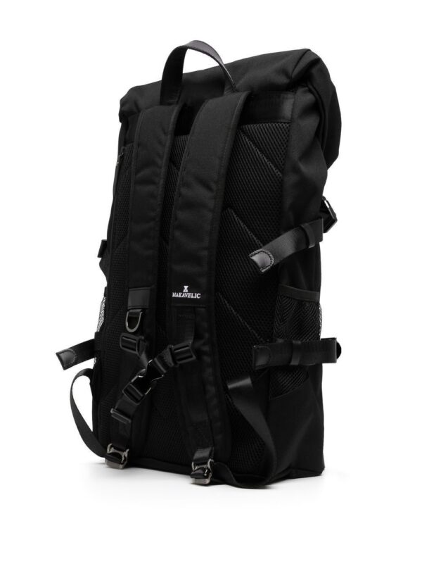 Makavelic logo-patch backpack - Image 3