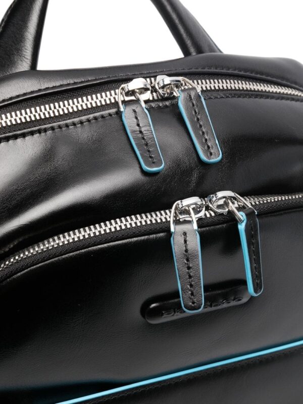 PIQUADRO calf-leather two-zip backpack - Image 4