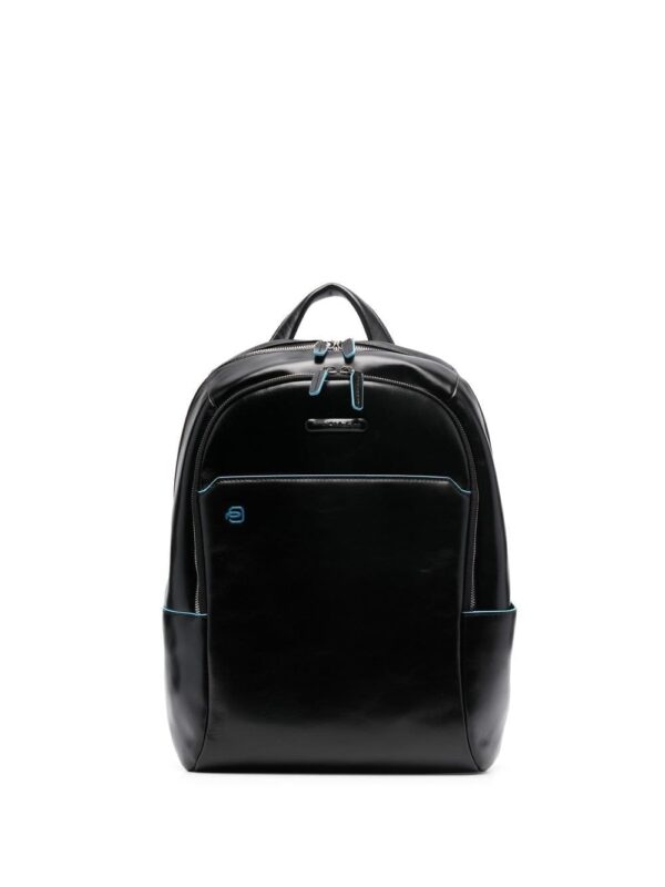 PIQUADRO calf-leather two-zip backpack