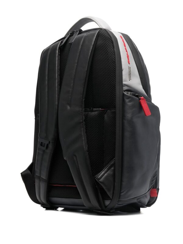 PIQUADRO leather combination-lock backpack - Image 3