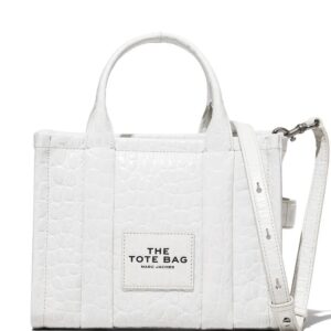 Marc Jacobs The mini croc-embossed leather tote bag