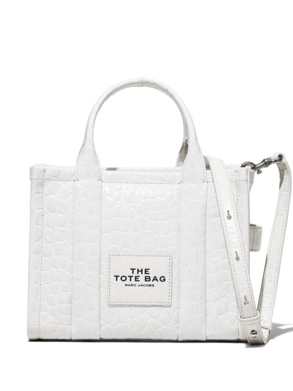 Marc Jacobs  The mini croc-embossed leather tote bag