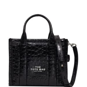 Marc Jacobs The Croc Embossed mini leather tote bag