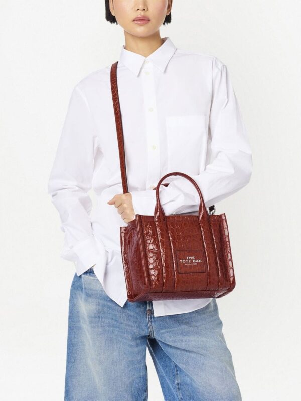 Marc Jacobs The Croc-Embossed Small Tote bag - Image 2