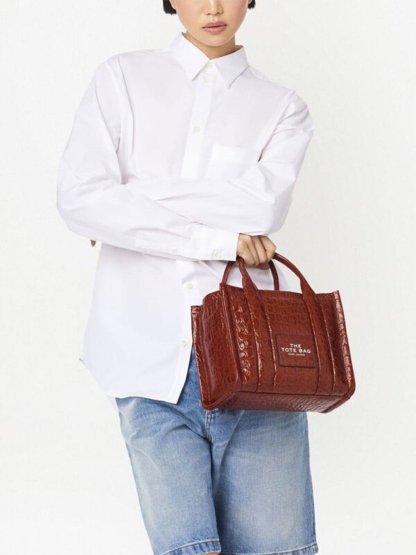 Marc Jacobs The Croc-Embossed Small Tote bag - Image 5