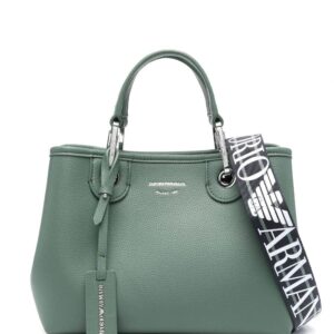 Emporio Armani logo-plaque tote bag