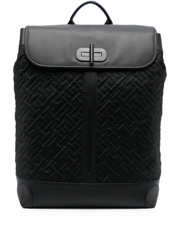 Tommy Hilfiger monogram-pattern backpack