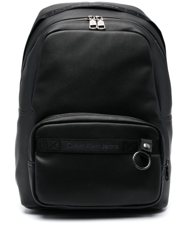 Calvin Klein logo-detail zip-up backpack