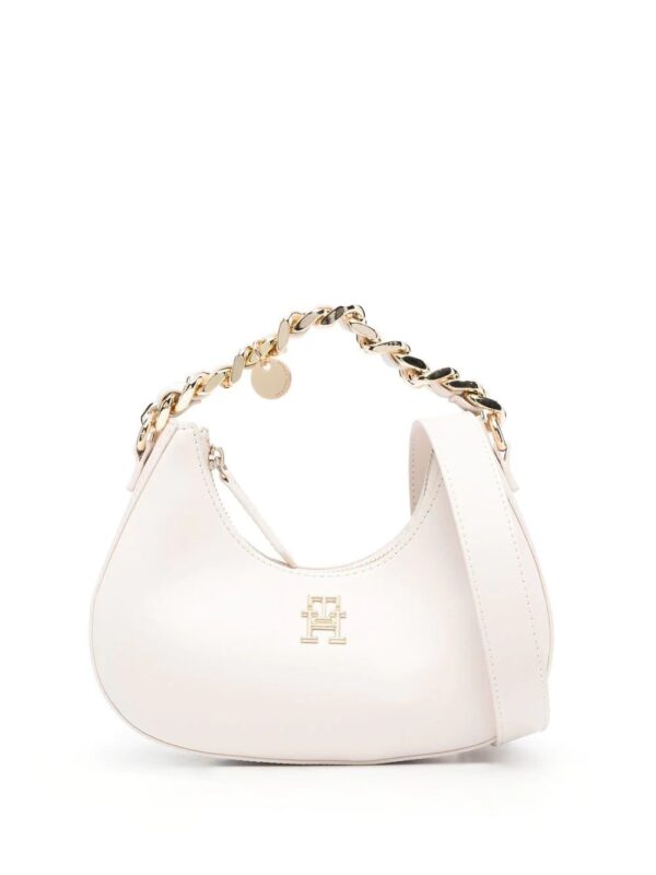 Tommy Hilfiger  logo-plaque chain-link tote bag