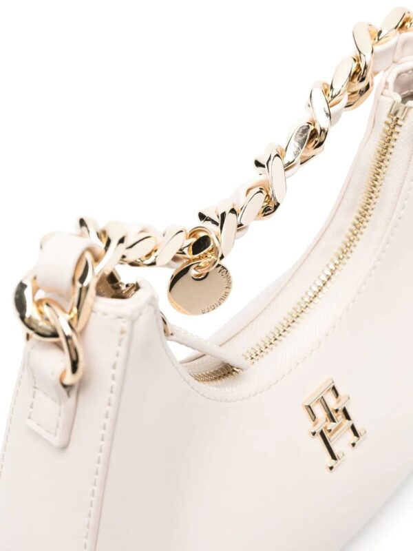 Tommy Hilfiger  logo-plaque chain-link tote bag - Image 3