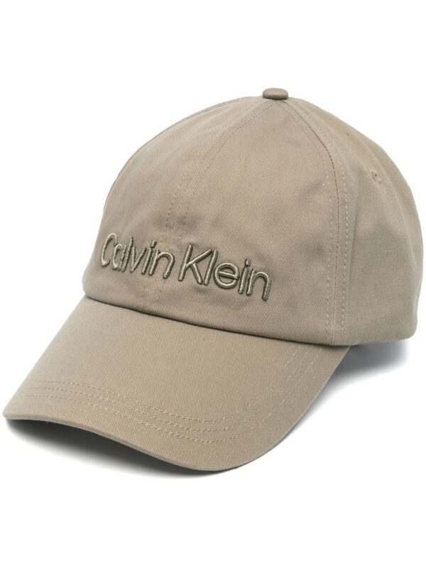 Calvin Klein cotton embroidered-logo cap