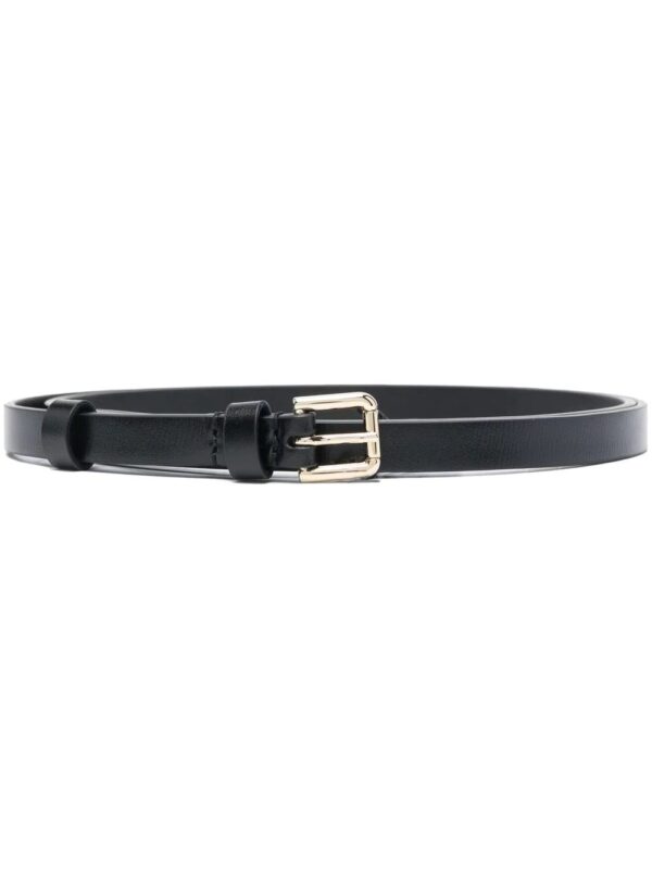 Dolce & Gabbana  engraved-logo leather belt