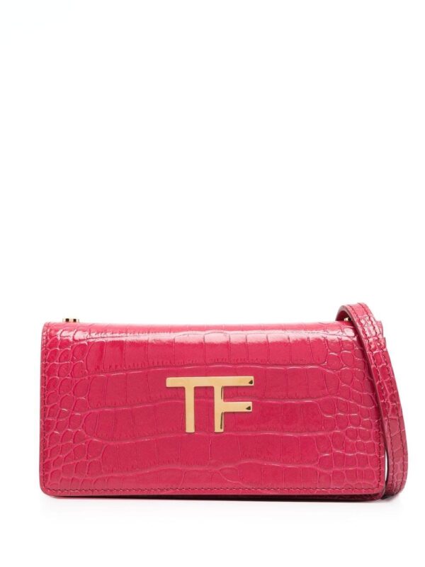 TOM FORD  logo-plaque crossbody bag