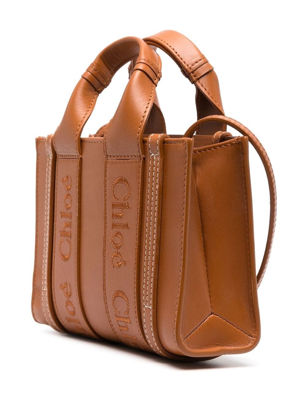 Chloé Woody leather mini bag - Image 3