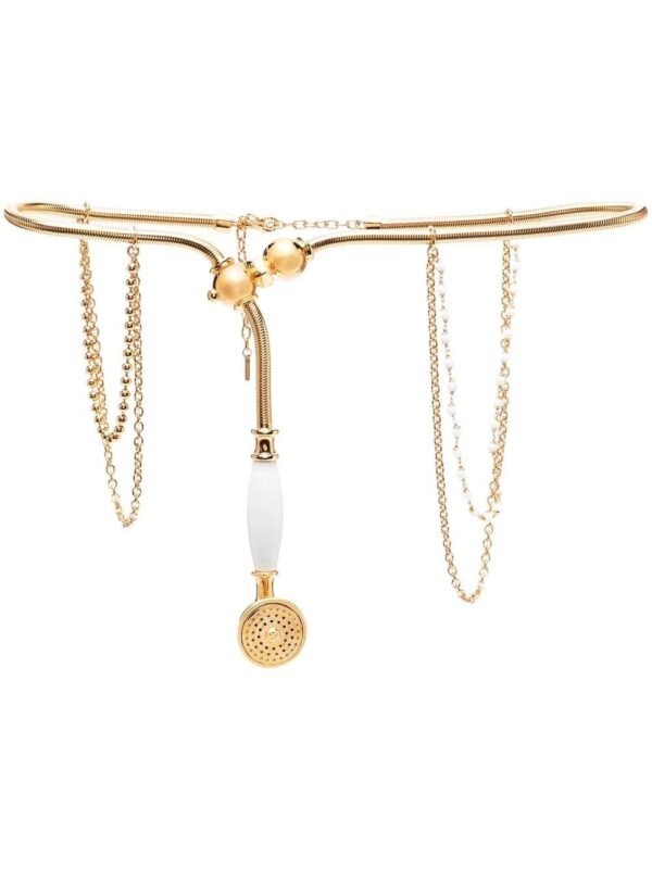 Moschino  Shower Head chain belt