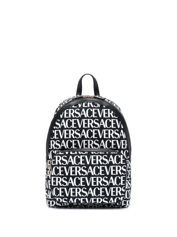 Versace logo-print backpack