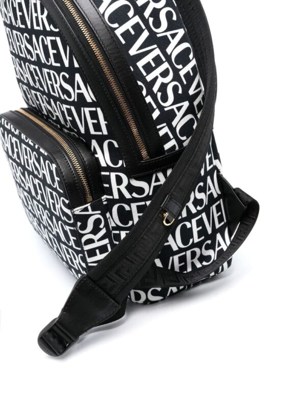 Versace logo-print backpack - Image 4