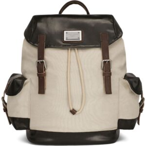 Dolce & Gabbana logo-tag canvas backpack