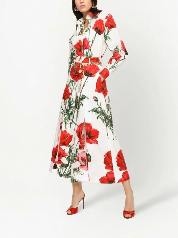 Dolce & Gabbana  poppy-print shirt - Image 2