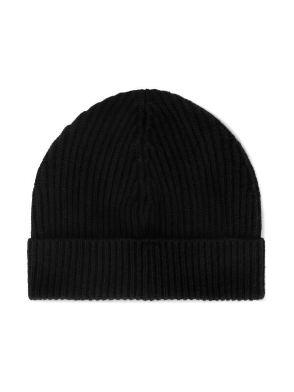 Dolce & Gabbana logo-tag cashmere-wool beanie - Image 2