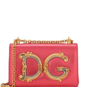 Dolce & Gabbana DG Girls leather shoulder bag