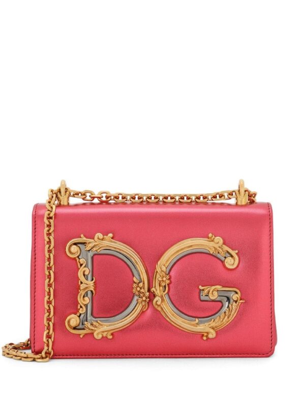 Dolce & Gabbana DG Girls leather shoulder bag